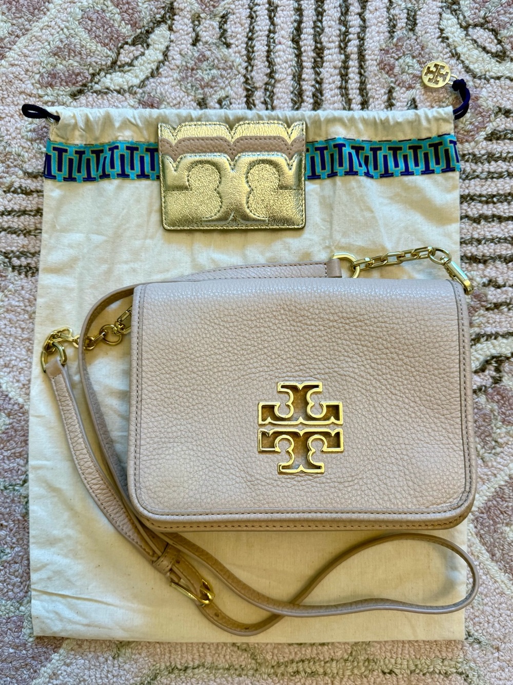 Tory Burch Britten Combo Crossbody Bag and Card Case